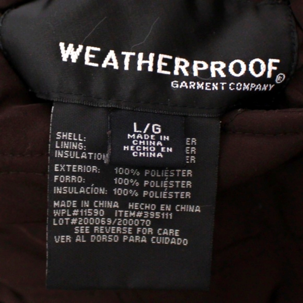 Weatherproof Quilted Reversible Jacket Brown - image 8